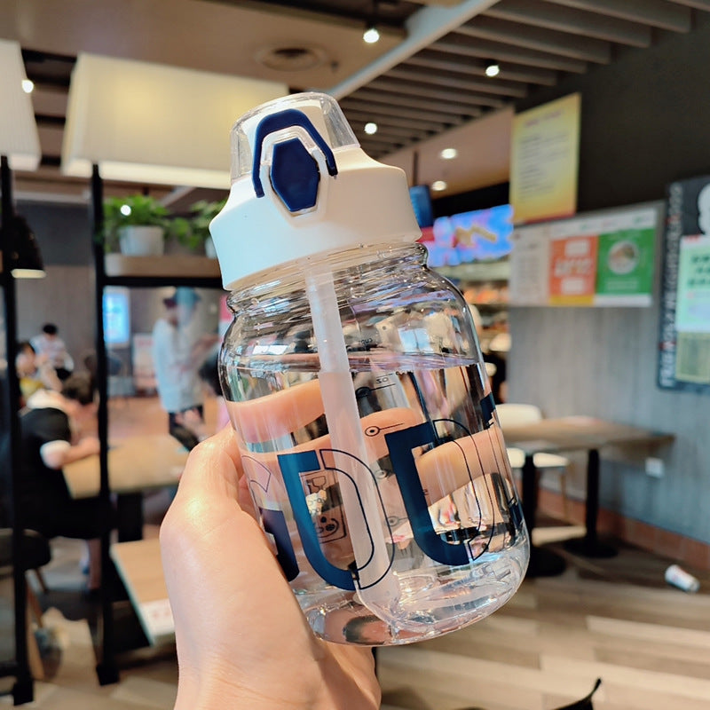 Damen Ergonomische Trinkflasche mit auslaufsicherem Deckel Karnz