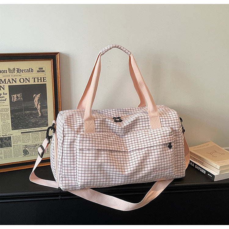 Stylische gemusterte Reisetasche Karnz