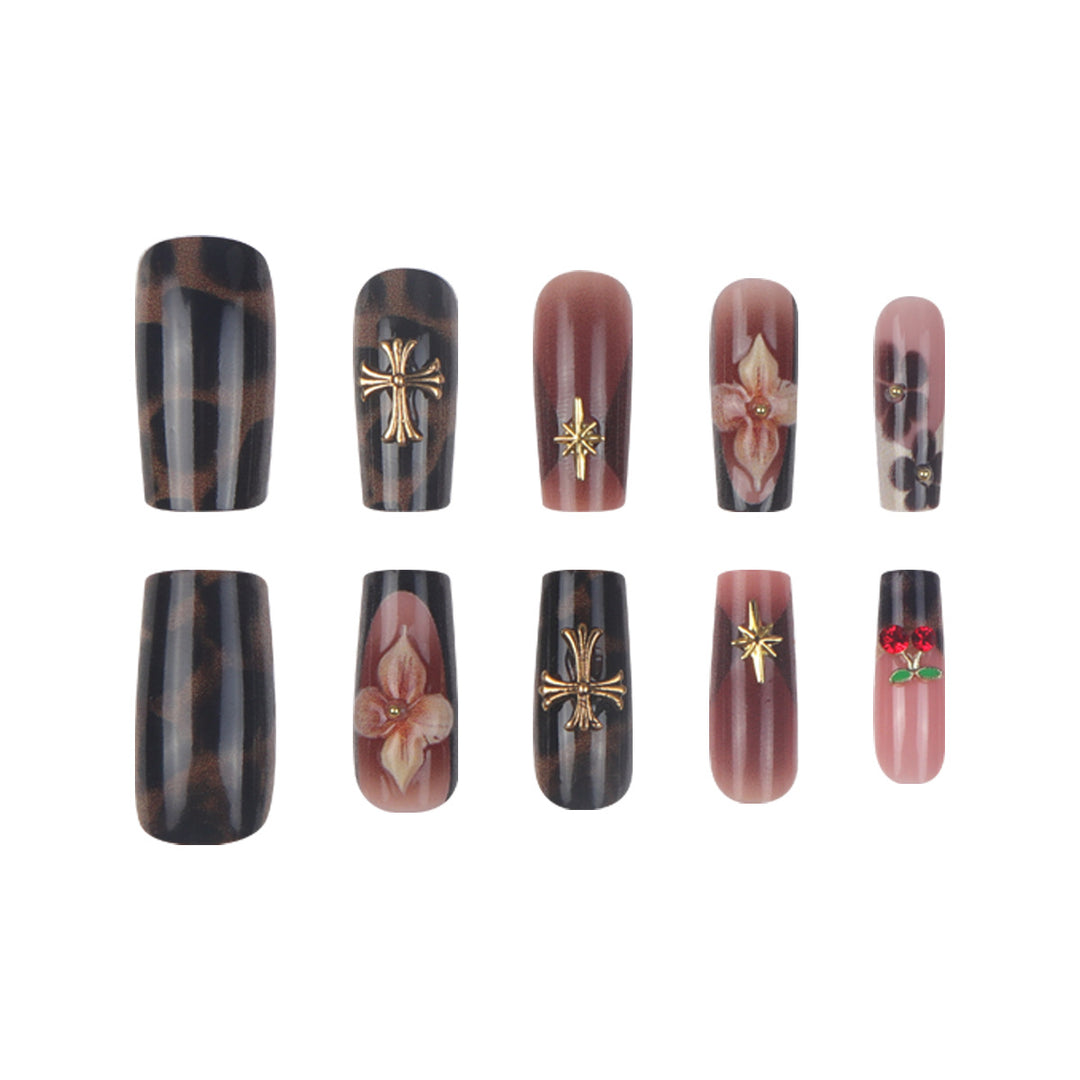 Künstlerische Lange Acrylnagelverlängerungen Karnz