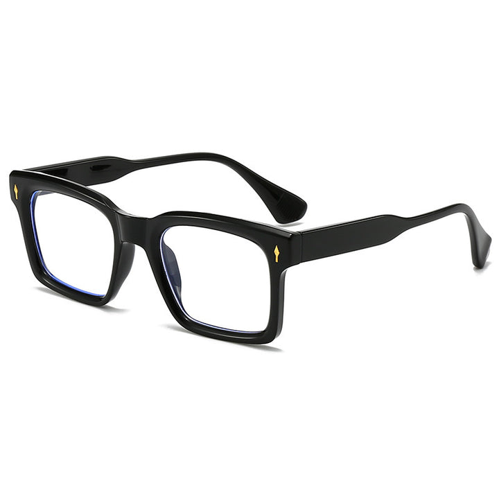 Damen Rechteckige Sonnenbrille im eleganten Schildpatt-Design Karnz