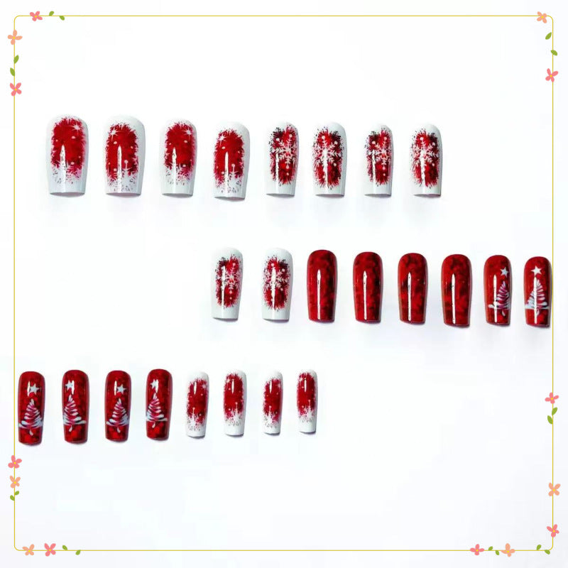 Kreative Weihnachtskunstnägel Karnz