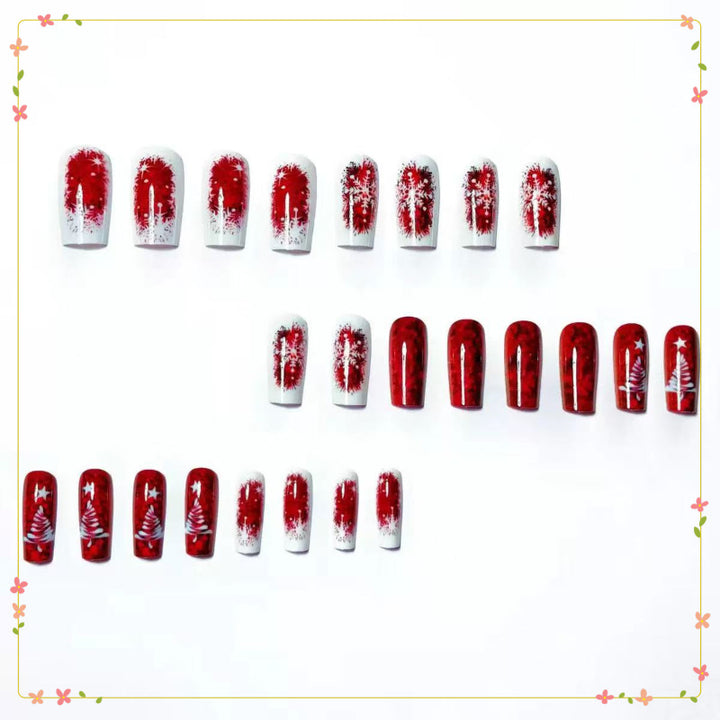 Kreative Weihnachtskunstnägel Karnz