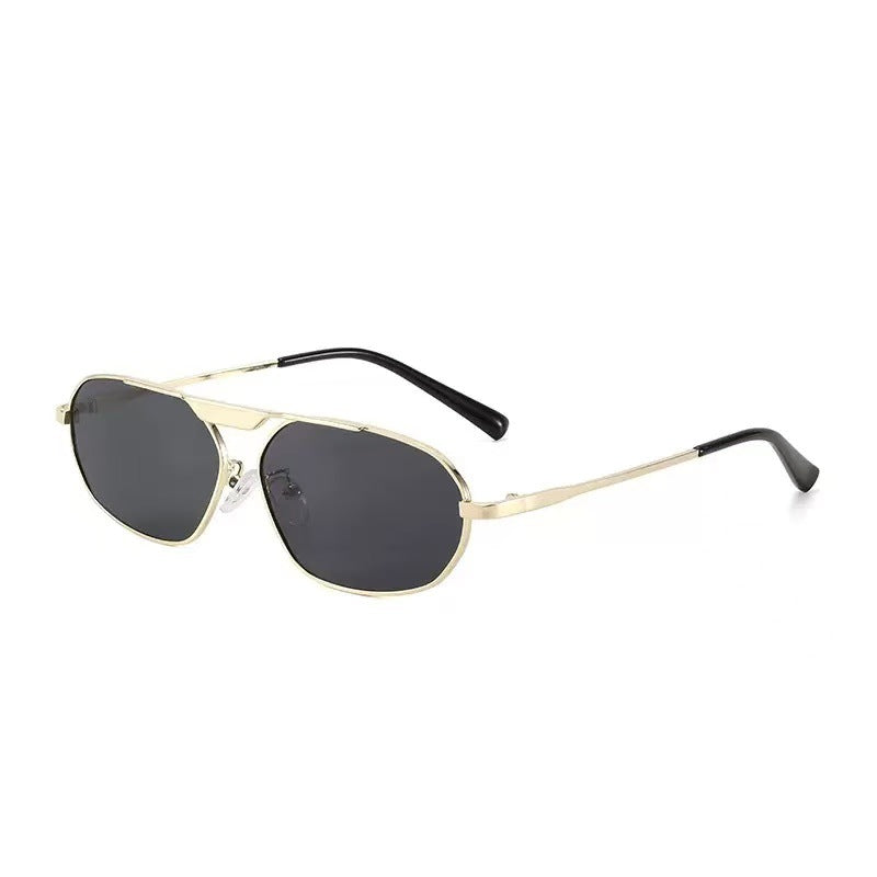 Damen modische Sonnenbrille im eleganten Polygon-Design Karnz