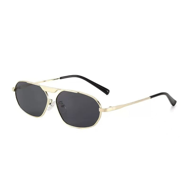 Damen modische Sonnenbrille im eleganten Polygon-Design Karnz