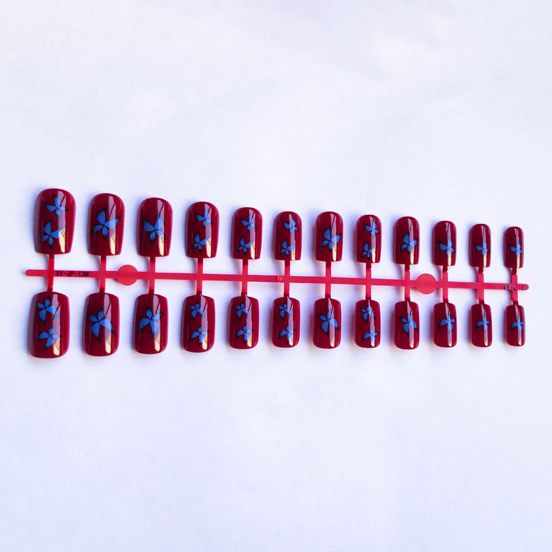 Künstlerisches Floral Nagelkunstset  1790957617