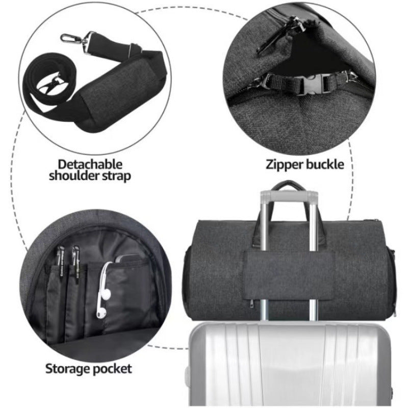 Sportliche Wochenendtasche mit Praktischen Außentaschen Karnz