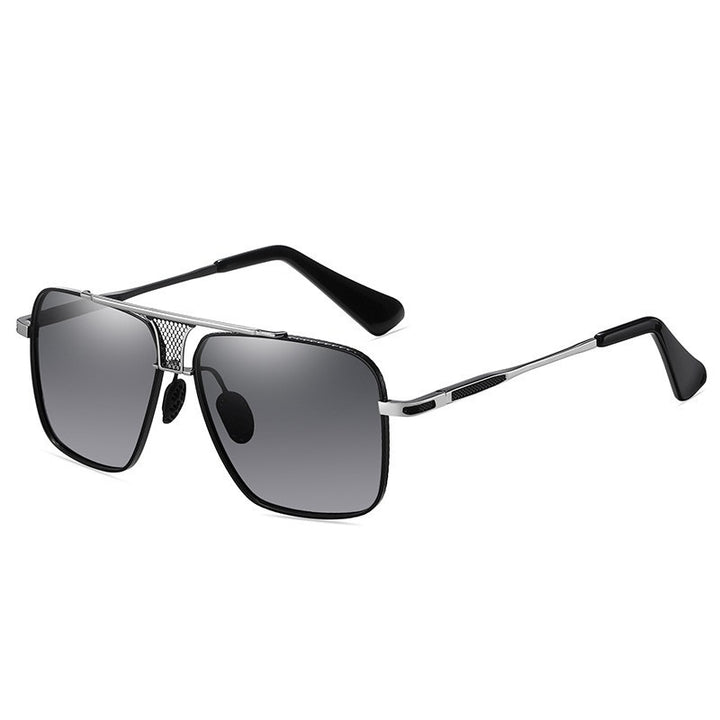 Damen Quadratische Sonnenbrille mit stilvollem Metallrahmen und hochwertigem UV-Schutz Karnz