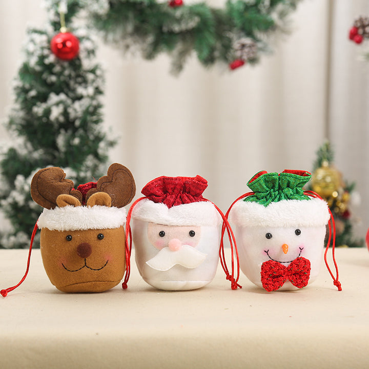Niedlicher Weihnachtsmann Geschenkesack Karnz