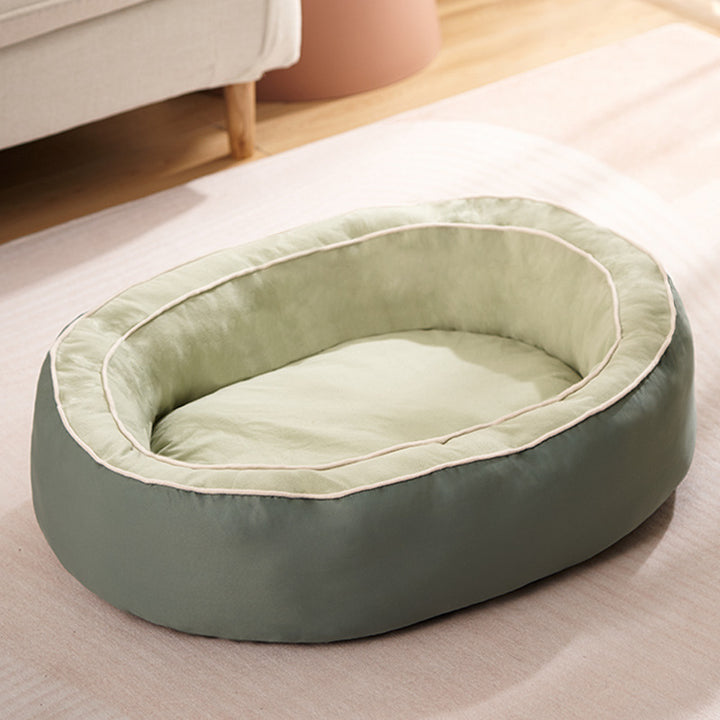 Plüsch Ovales Hundebett