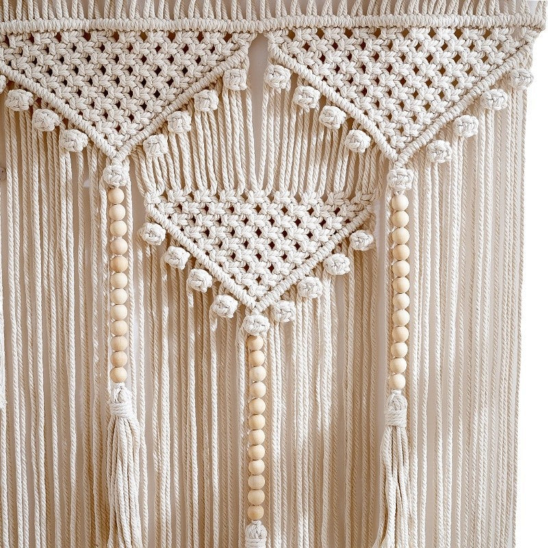 Artisan Makramee Wandbehang Dekor Karnz