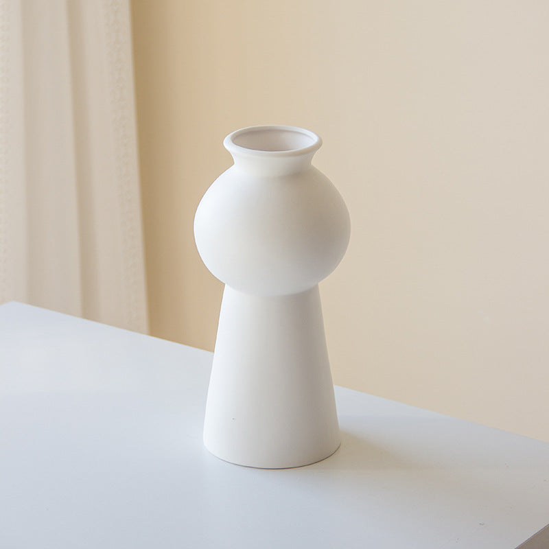 Künstlerische Keramikblumenvase