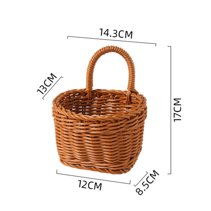 Handgefertigter Weiden-Utility-Korb Karnz