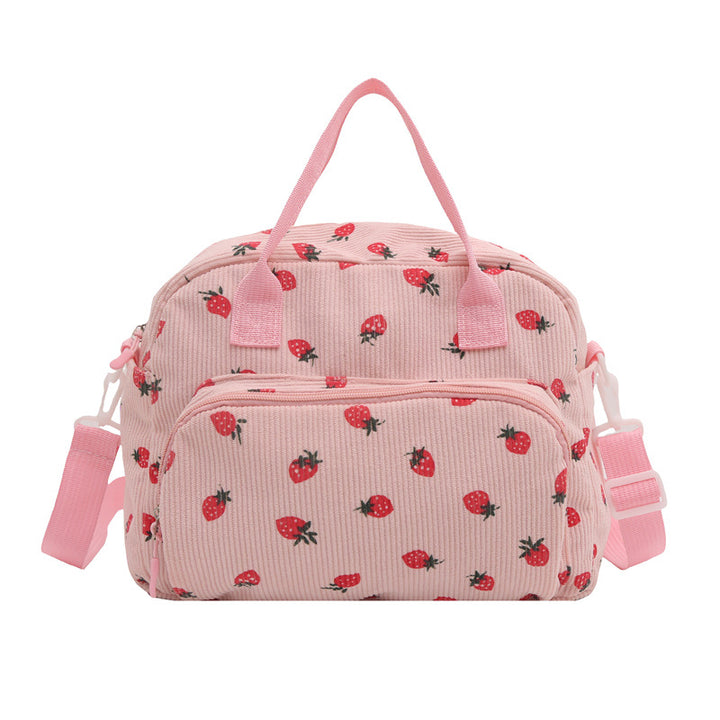 WoPlayful Erdbeer Druck Crossbody Tasche Karnz