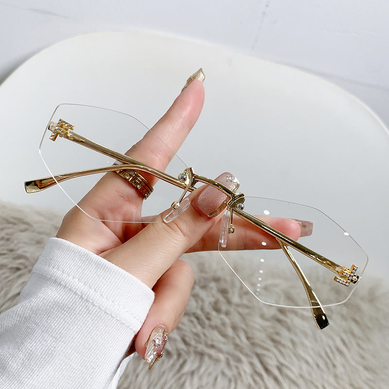 Damen Designer-Sonnenbrille mit innovativem sechseckigem Rahmen Karnz