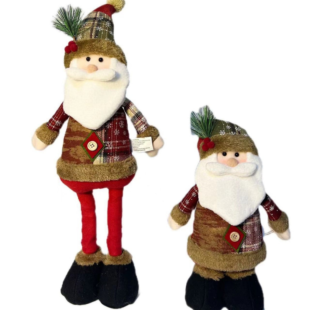 Dekorative Schneemann Figur im festlichen Design