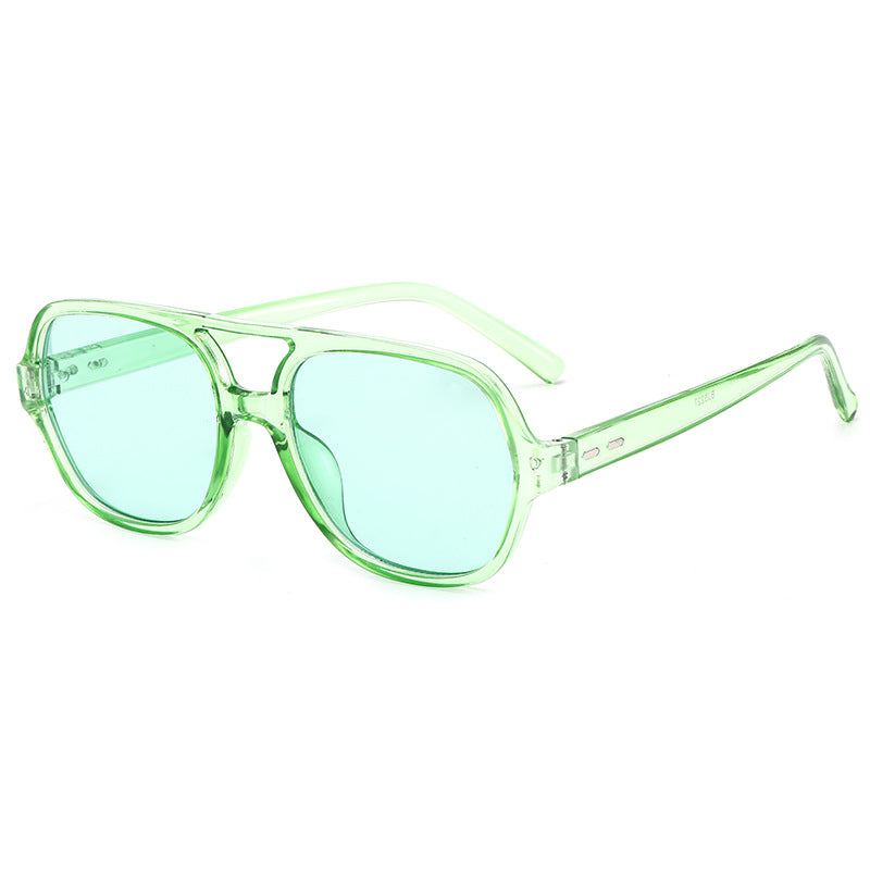 Damen quadratische Brille mit klarem Rahmen und modischem Design Karnz