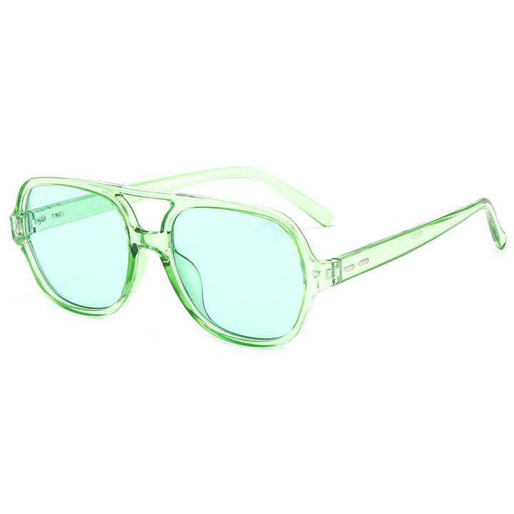 Damen quadratische Brille mit klarem Rahmen und modischem Design Karnz