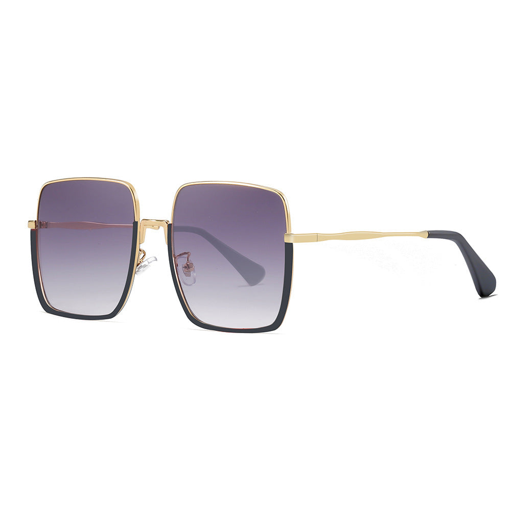 Damen Luxus-Sonnenbrille mit stilvollem eckigen Rahmen und UV-Schutz Karnz