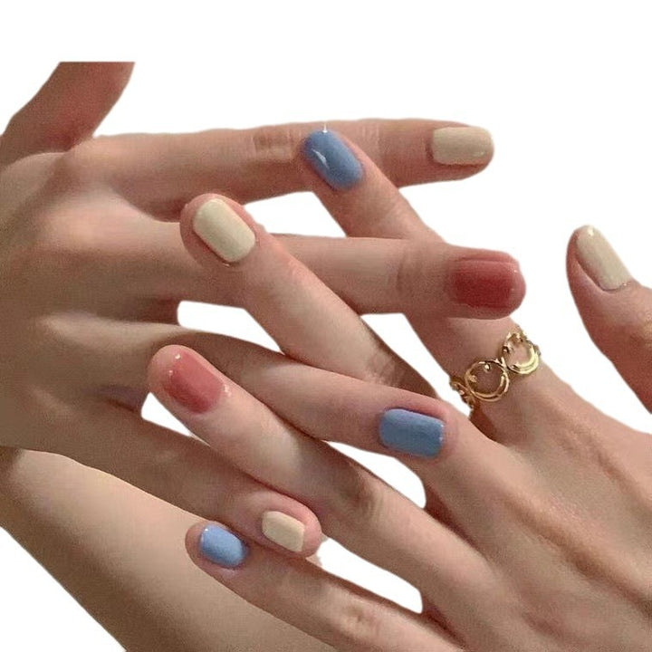 Künstlerisches Multi-Farben Press-On Nagelset