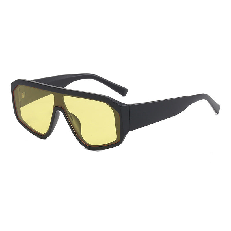 Damen oversized Sonnenbrille im modernen Design mit breitem Rahmen Karnz