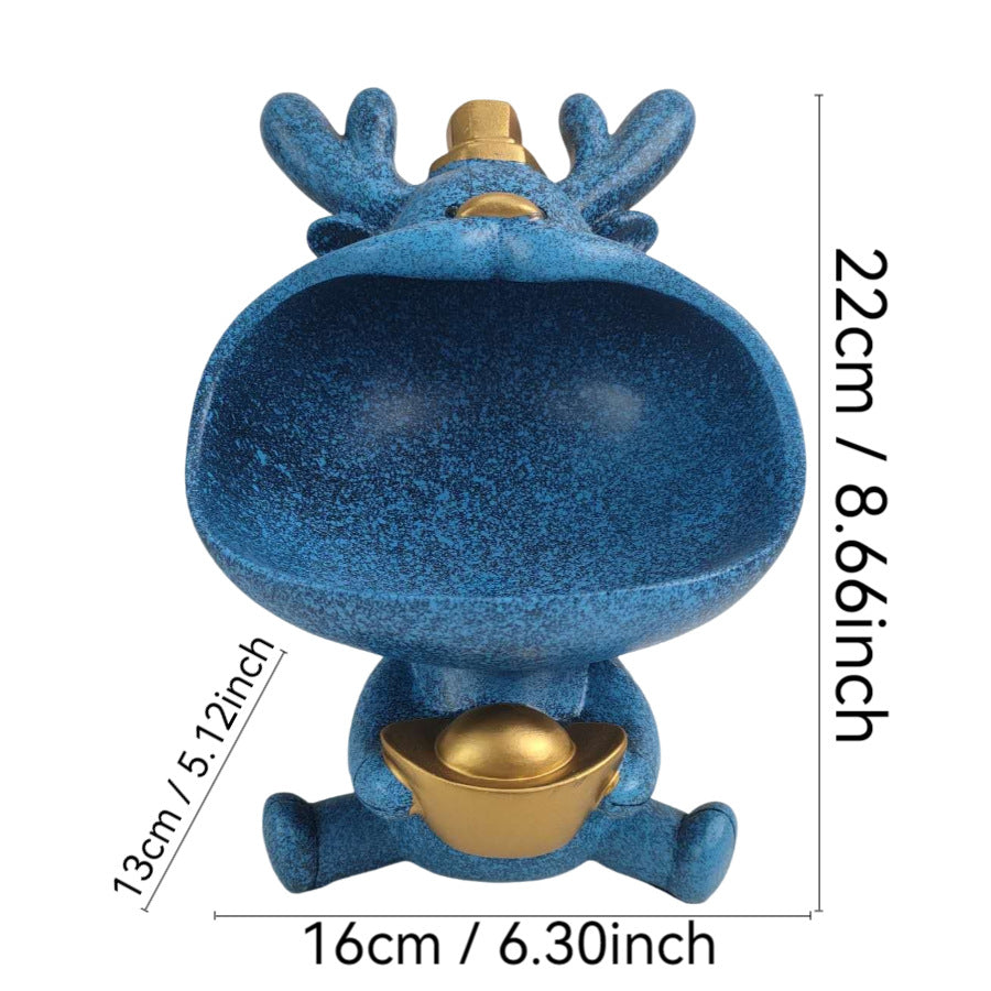 Verspielte Frosch Dekoration Karnz