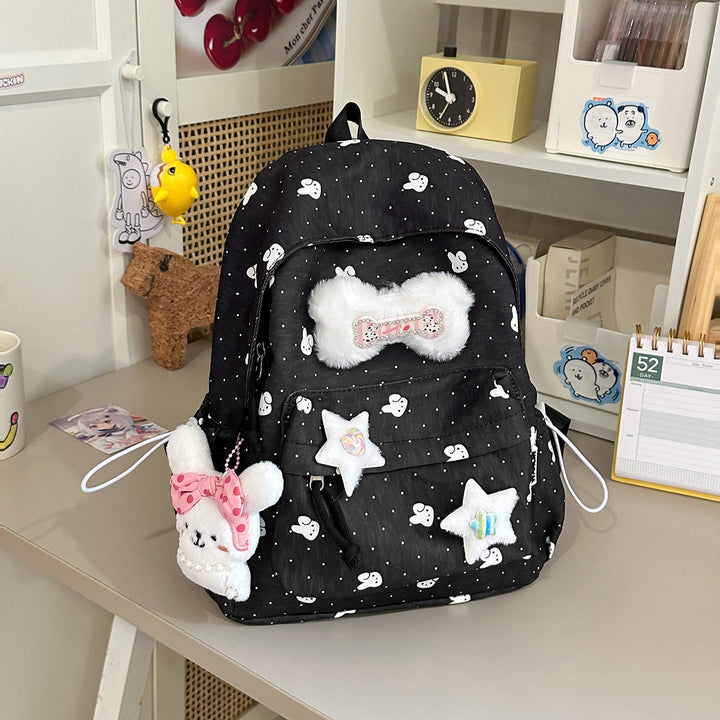 Leichte Polka Dot Freizeit-Rucksack Karnz