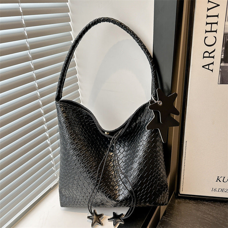 Texturierte Webung Handtasche Karnz