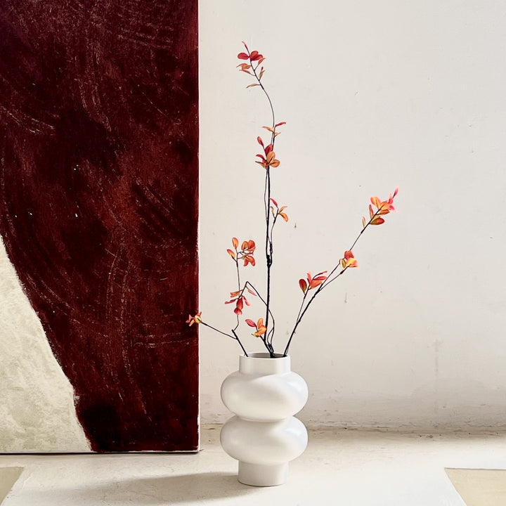 Zeitgenössische Keramische Blumenvase für die Hauseinrichtung
