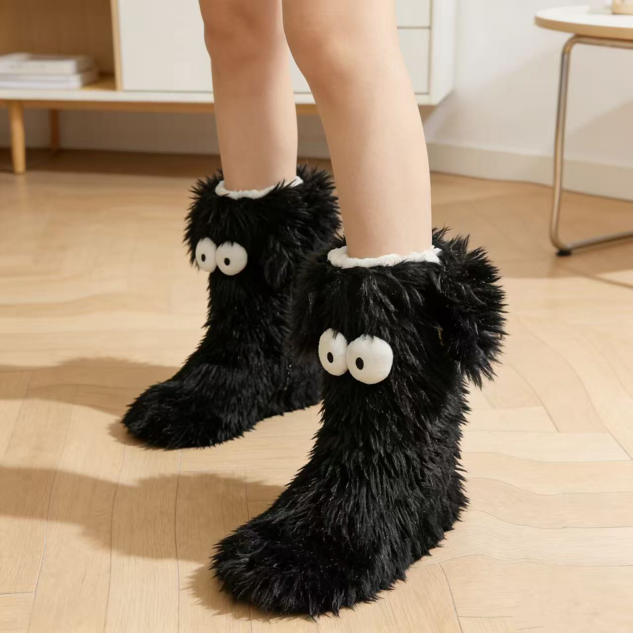 Damen Kuschelsocken mit tierischem Design Karnz