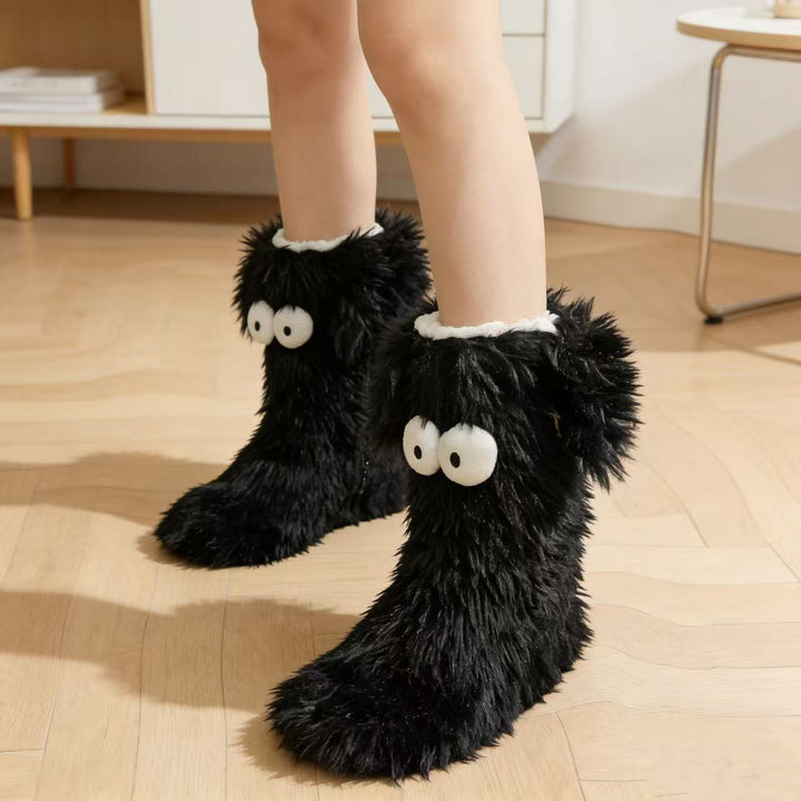 Damen Kuschelsocken mit tierischem Design Karnz