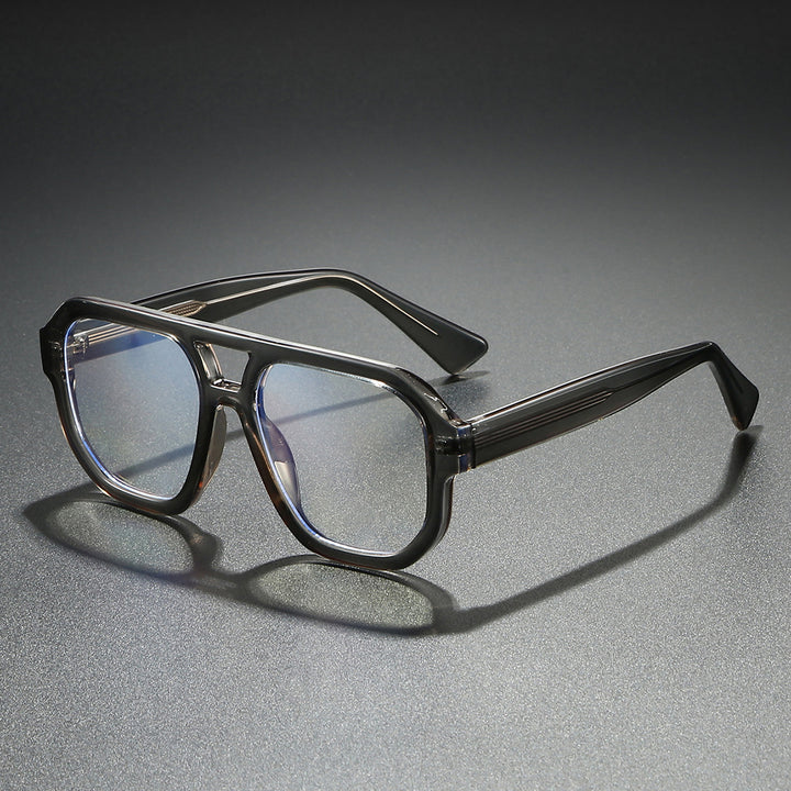 Damen Sonnenbrille im modernen urbanen Design mit breitem Rand Karnz
