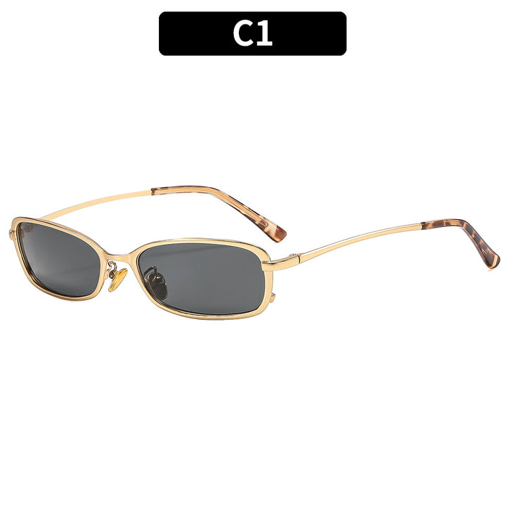 Designer Rechteck Sonnenbrille
