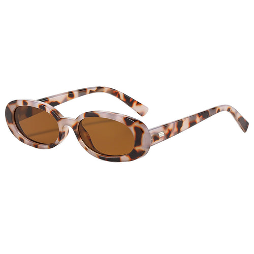 Stylische ovale Rahmen Sonnenbrille Karnz