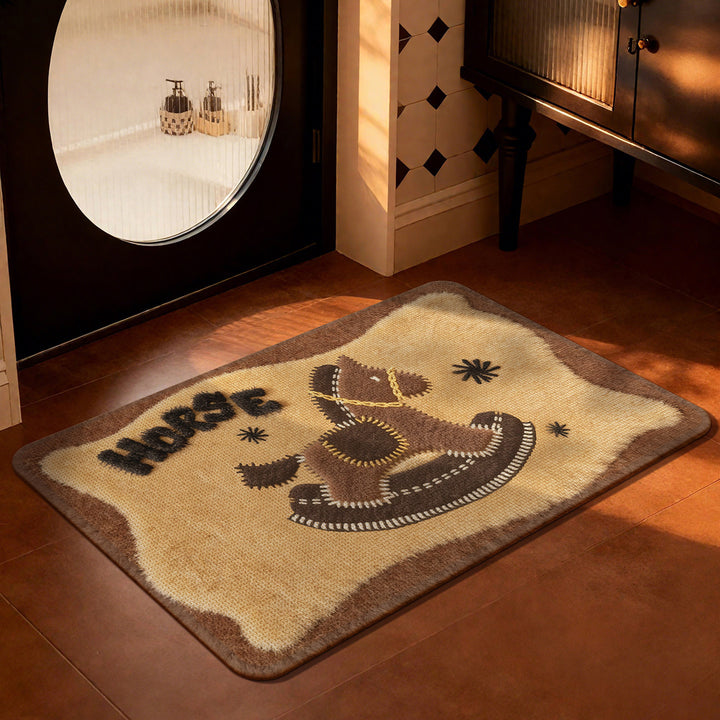 Dekorativer hundethemed Bereichsteppich