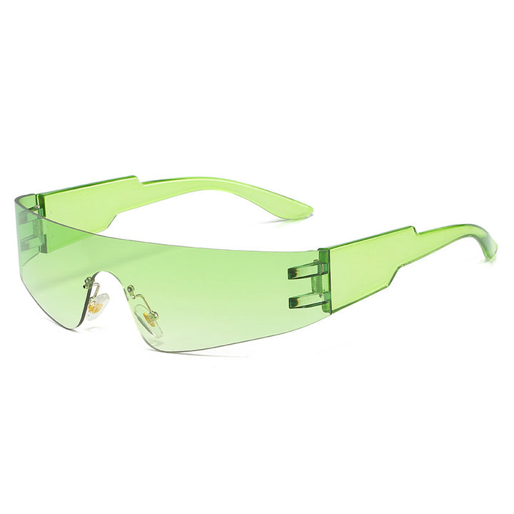Oversized Schutzschild Sonnenbrille Karnz