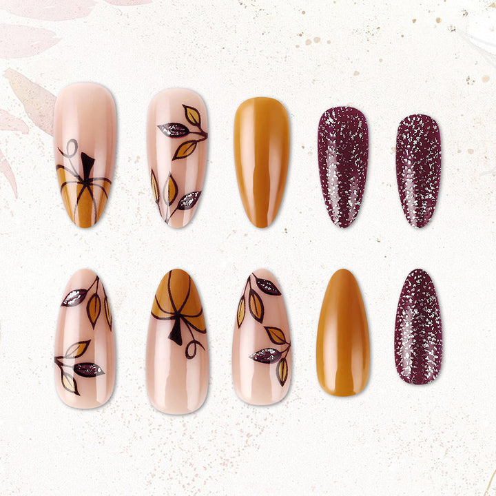 Saisonales Thematisches Nagelkunstset Karnz