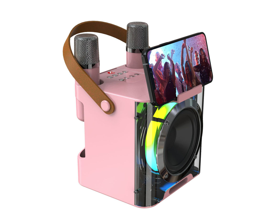 Karaoke-Lautsprechersystem mit dualen Mikrofonen Karnz