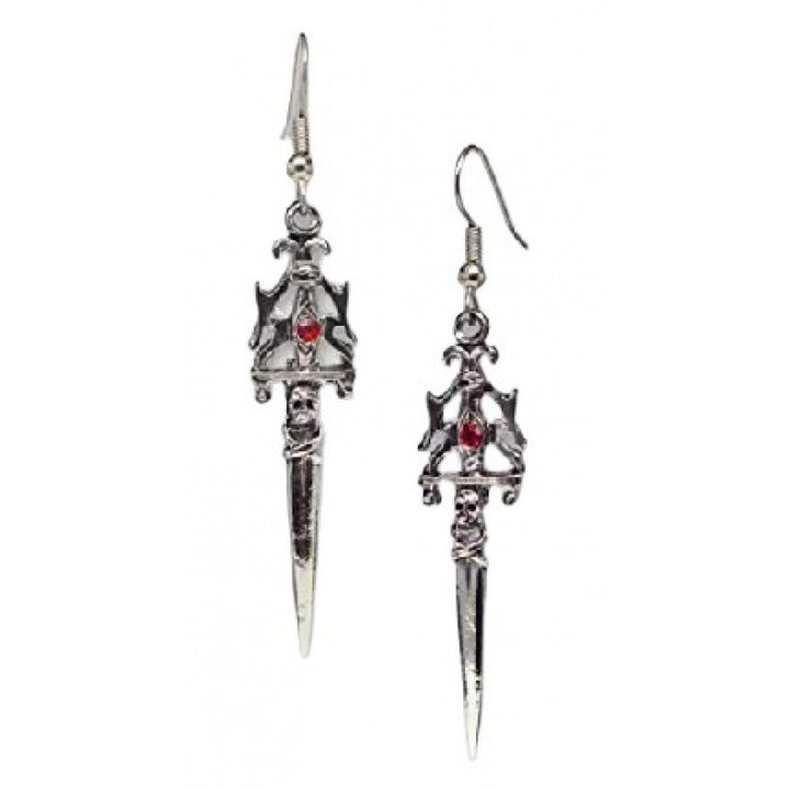 Gothic Statet Skull Ohrringe Karnz