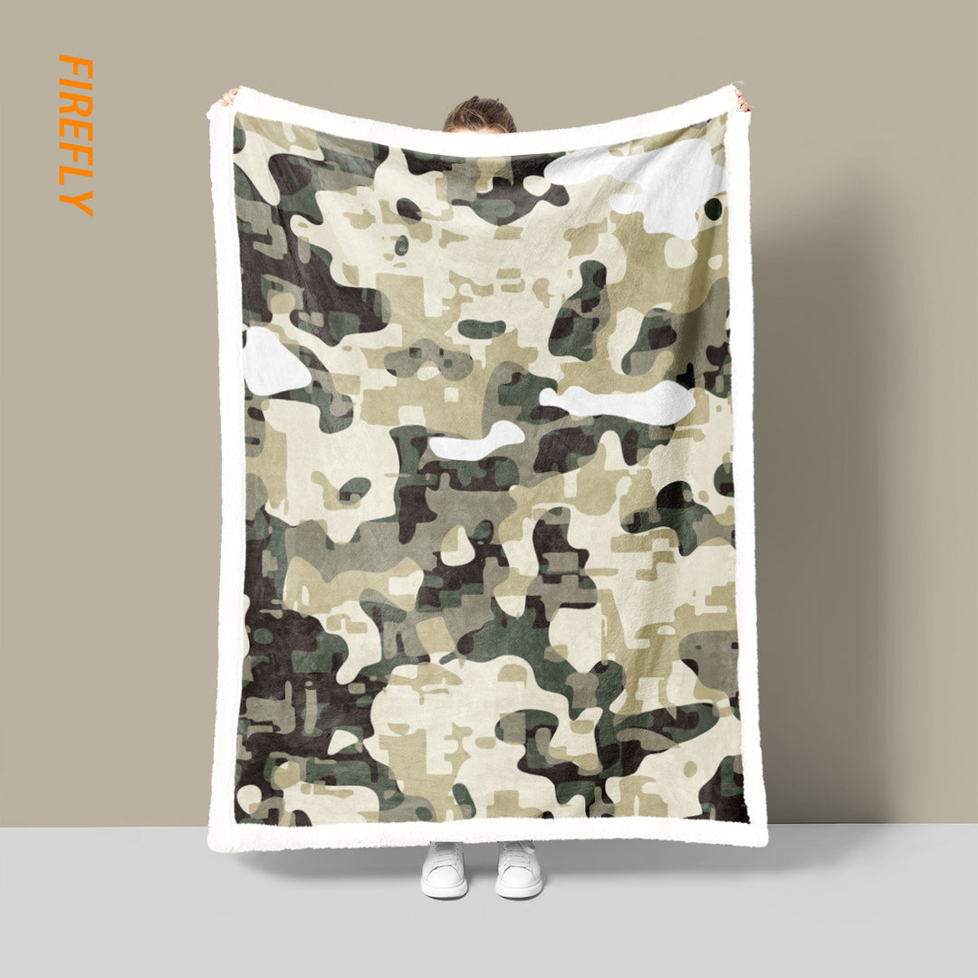 Taktische Camo Fleece Wurfdecke