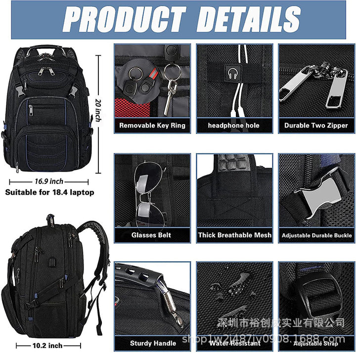 Vielseitiger Tech-Rucksack mit mehreren Fächern Karnz