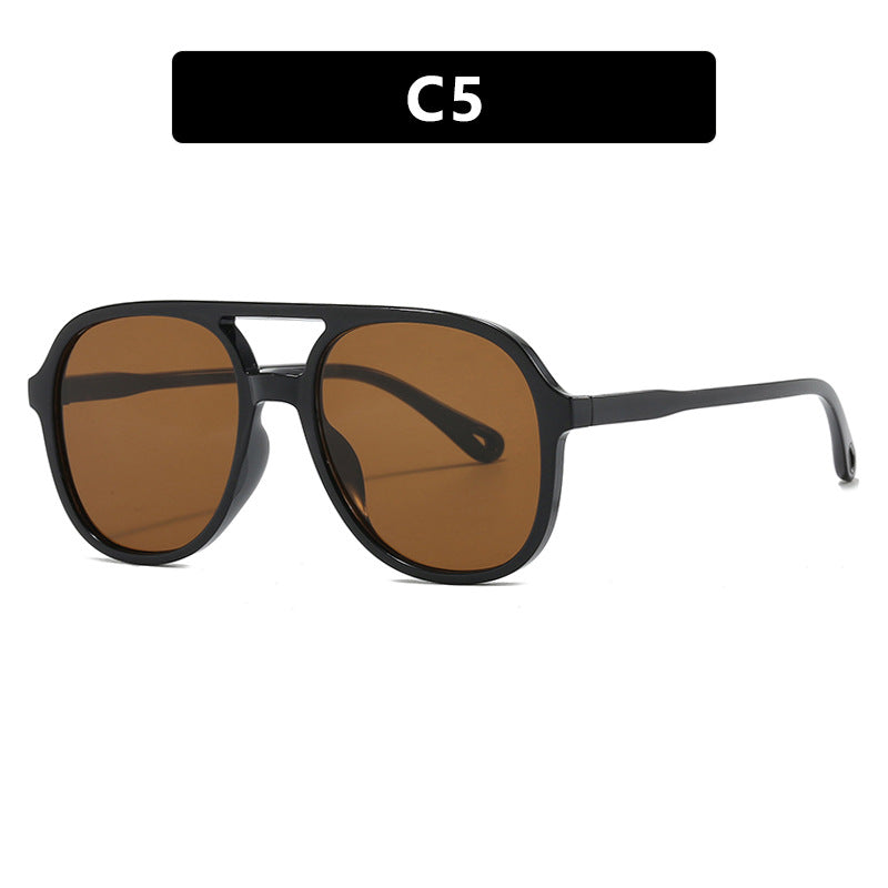 Damen modische Sonnenbrille mit außergewöhnlichem quadratischem Rahmen Karnz