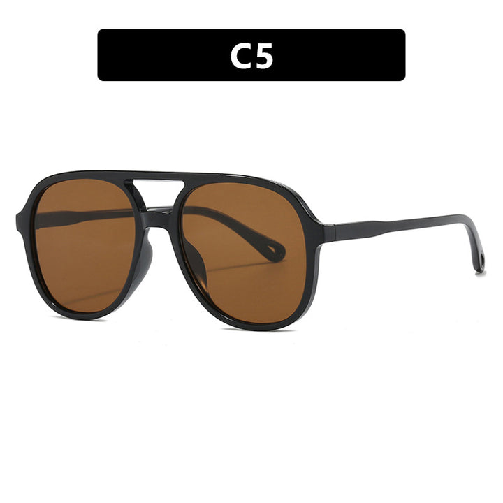 Damen modische Sonnenbrille mit außergewöhnlichem quadratischem Rahmen Karnz