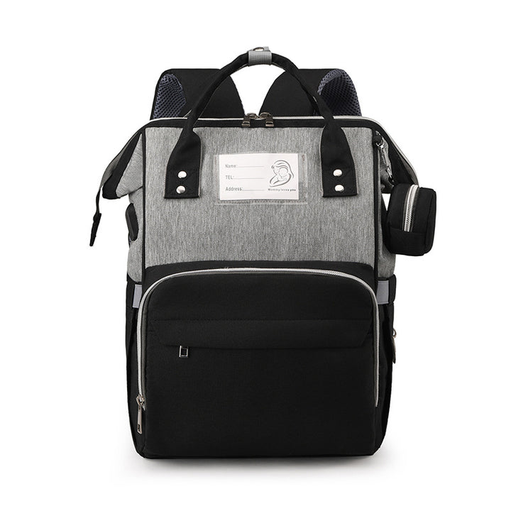 Multi-Compartment Funktionaler Wickelrucksack Karnz