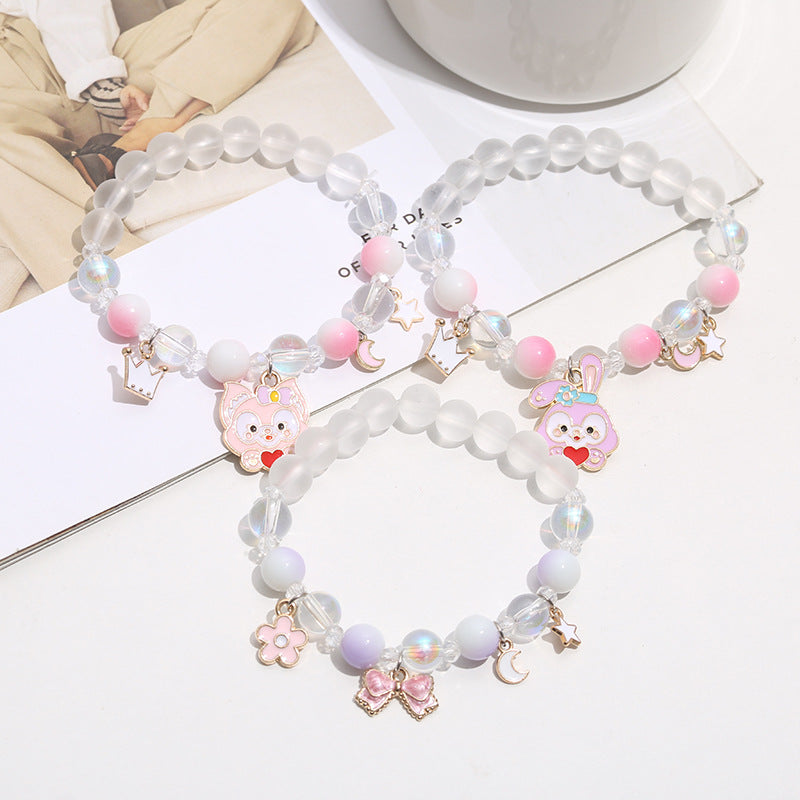 Schmetterling Charm Perlenarmband Karnz