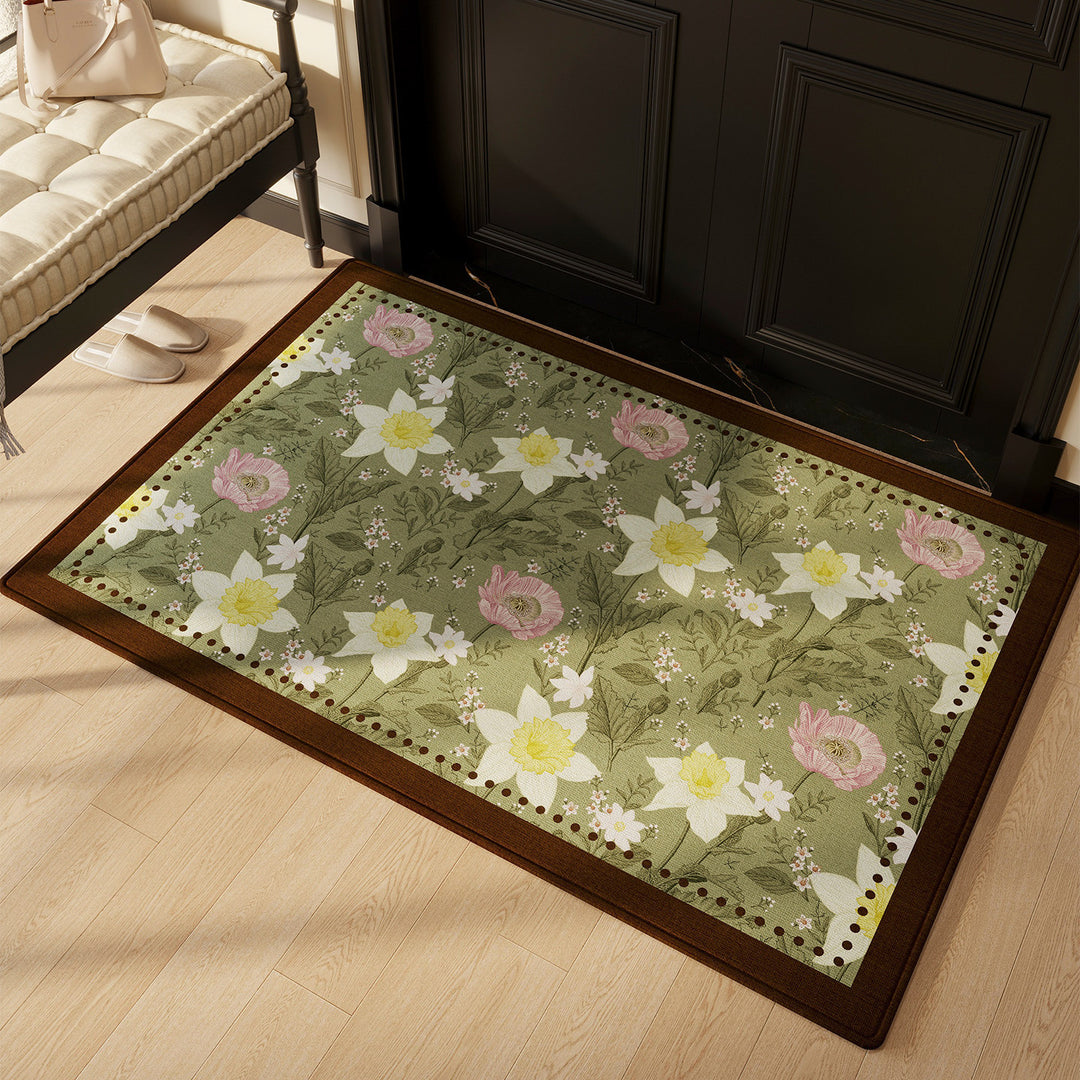 Botanisches Design Teppich