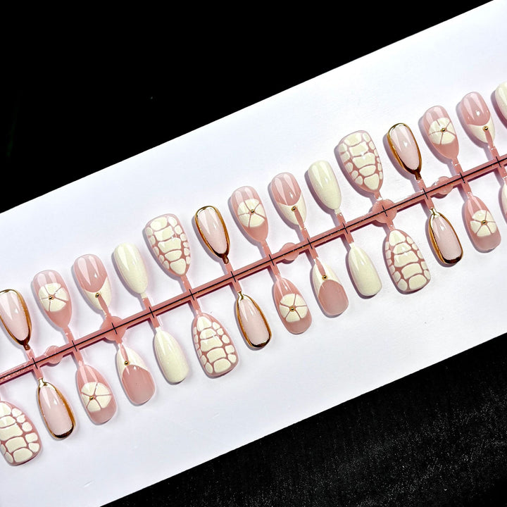 Premium Artisanale Press-On Nagelset