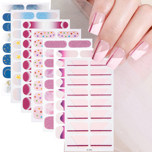 Ombre Nail Art Aufkleber