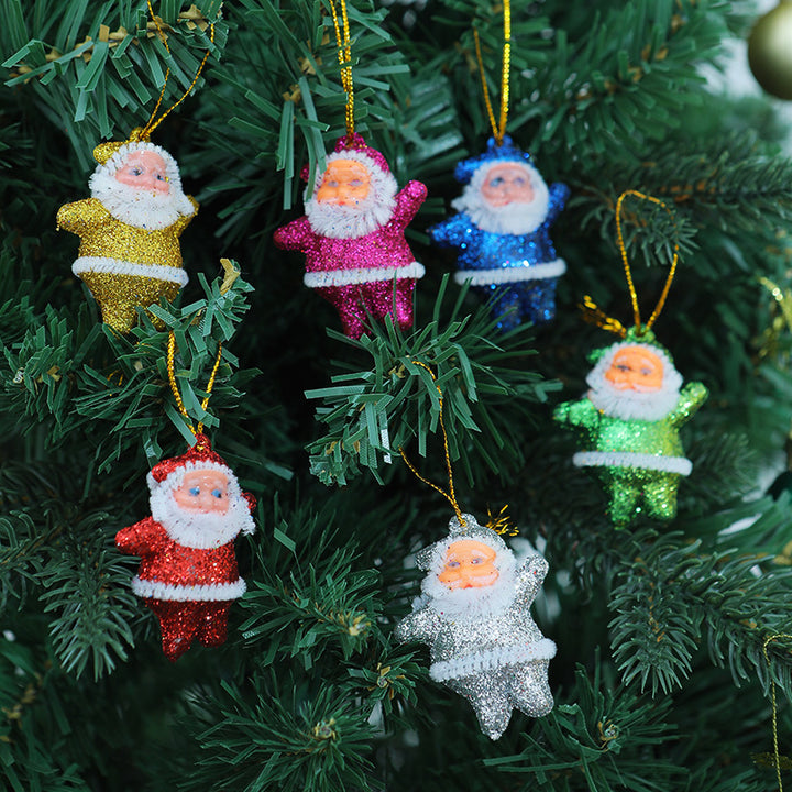 Festliche Weihnachtsmann-Anhänger Karnz