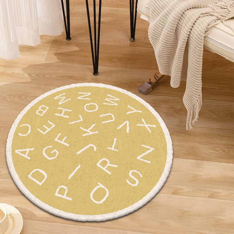 Bildungs-Alphabet Runde Teppich