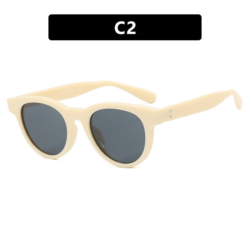 Damen stilvolle Sonnenbrille im trendigen Retro-Design Karnz